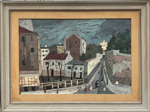 A French Town de Charles Levier, Pintura a la venta en Singulart