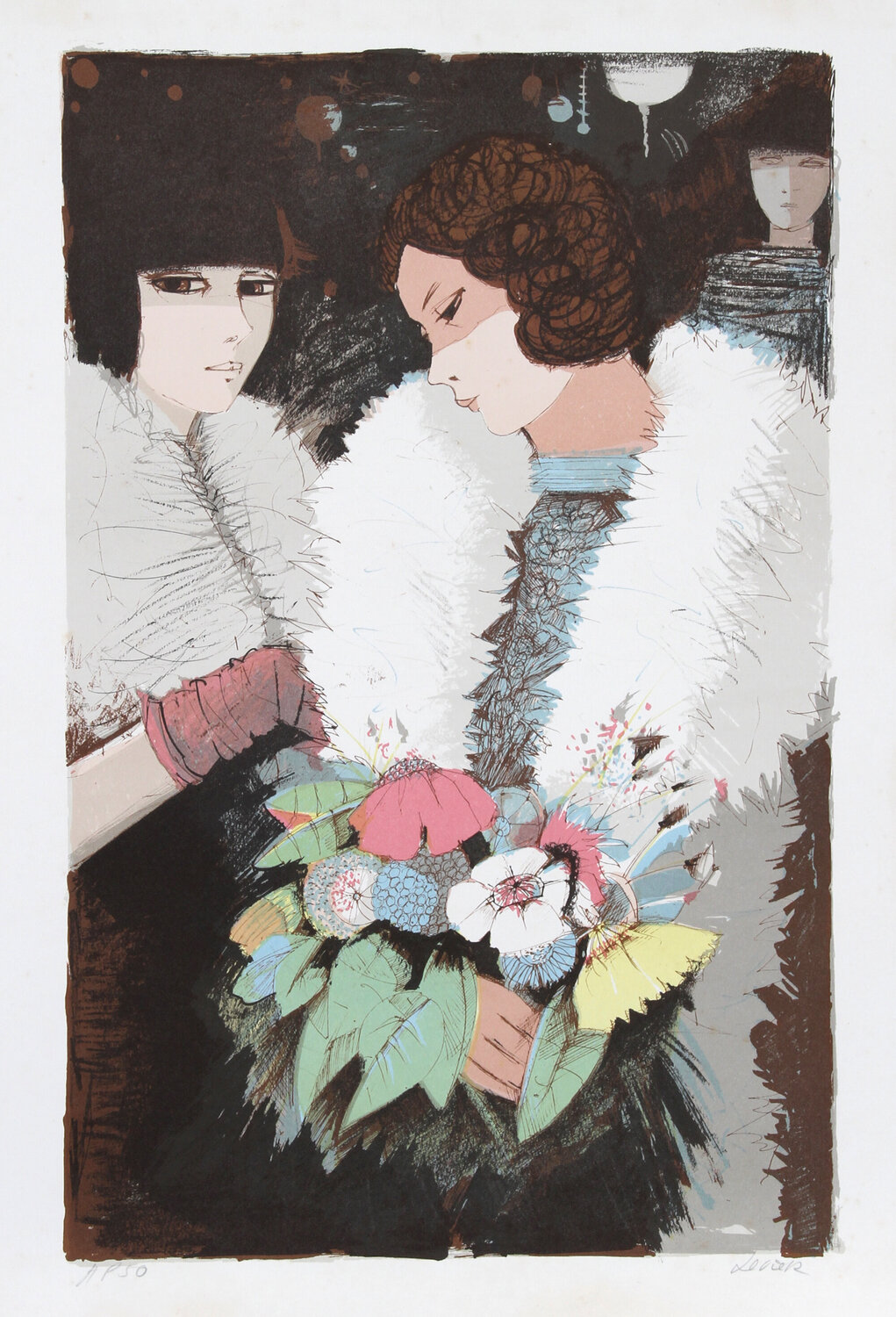 Woman with Bouquet 2 Charles Levier