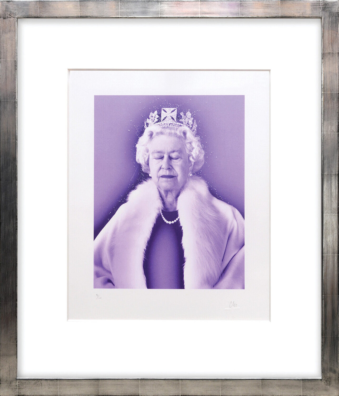 Lightness of Being Crystal Edition. [Queen Elizabeth II.] Chris Levine Druck zu verkaufen