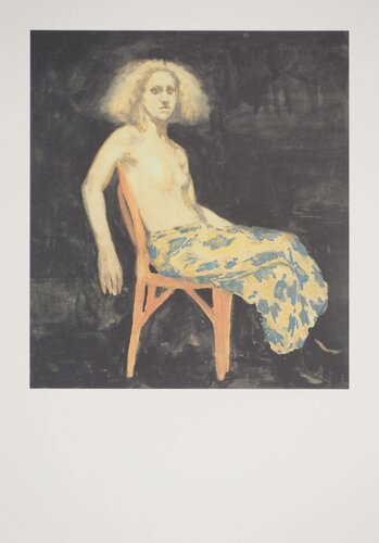 New York : Caricature de femme d'East Village by David Levine, Print for Sale on Singulart