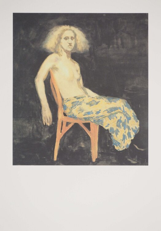 New York : Caricature de femme d'East Village David Levine