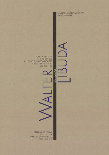 Karawane - 1992 Offset Lithograph 33.25" x 23.5" by Walter Libuda, 版画 for Sale on Singulart