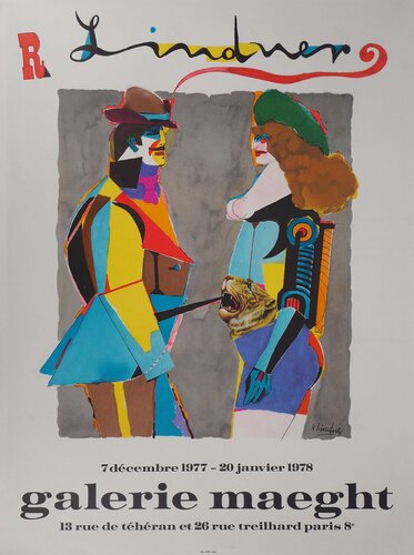 Les amoureux de Richard Lindner, Impresión a la venta en Singulart