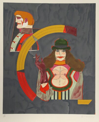 FIAC 1980年/リチャード リンドナー/ポスター GALERIE MAEGHT/リチャード・リンドナー【Richard Lindner