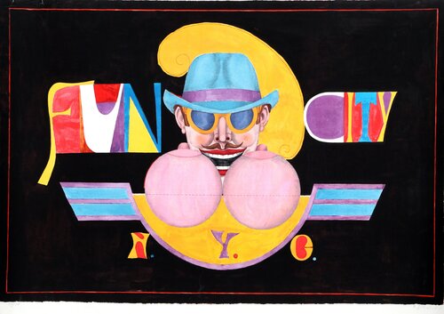 Fun City NYC von Richard Lindner, Druck kaufen auf Singulart