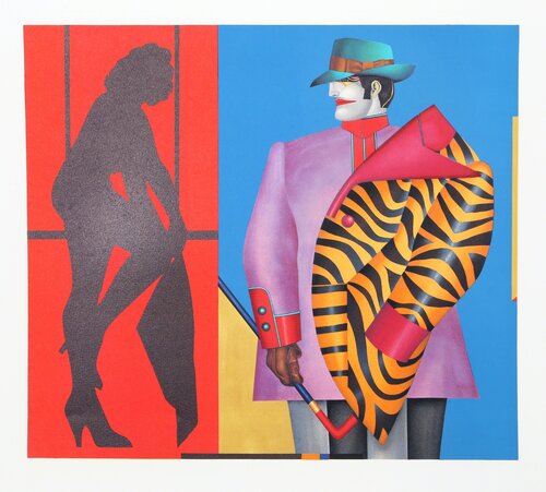FIAC 1980年/リチャード リンドナー/ポスター GALERIE MAEGHT/リチャード・リンドナー【Richard Lindner