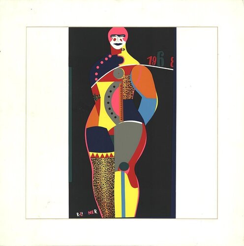 FIAC 1980年/リチャード リンドナー/ポスター GALERIE MAEGHT/リチャード・リンドナー【Richard Lindner