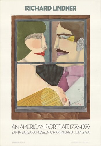 An American Portrait by Richard Lindner, Print for Sale on Singulart