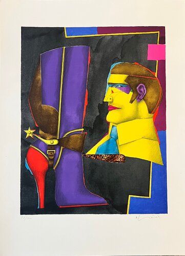 Tête d'homme van Richard Lindner, Afdruk te koop op Singulart