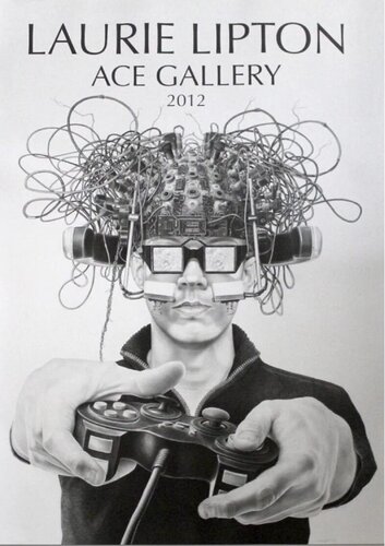 Augmental Lithographic Gallery Exhibition Poster , FREE DOMESTIC SHIPPING by Laurie Lipton, Print for Sale on Singulart