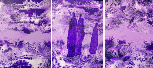 So Much Still to Learn---Triptych van Jo Moore, Schilderij te koop op Singulart