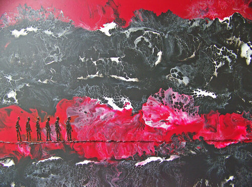 Six Directions van Jo Moore, Schilderij te koop op Singulart