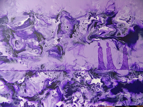 Midnight Muses van Jo Moore, Schilderij te koop op Singulart