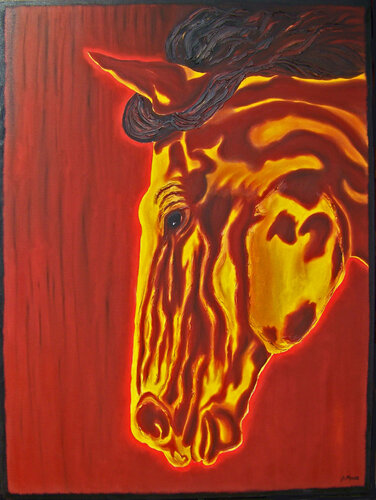 Contemplation par Jo Moore, Peinture en vente sur Singulart