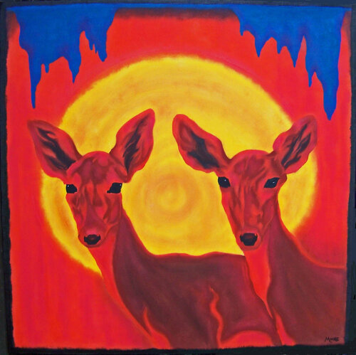 Messengers par Jo Moore, Peinture en vente sur Singulart