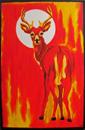 Morning's Glory par Jo Moore, Peinture en vente sur Singulart
