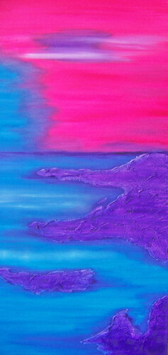 Blue Bayou par Jo Moore, Peinture en vente sur Singulart