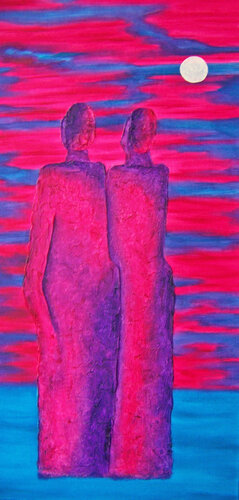 Moonshadows III par Jo Moore, Peinture en vente sur Singulart