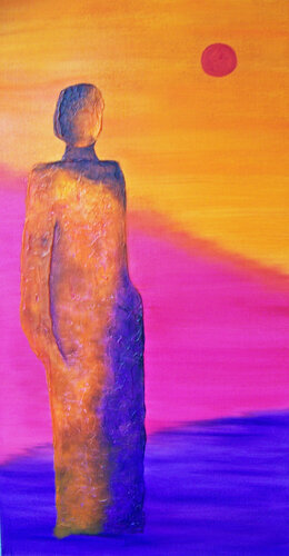 Moonshadows II par Jo Moore, Peinture en vente sur Singulart