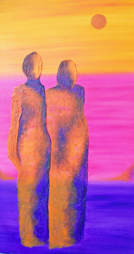 Moonshadows I par Jo Moore, Peinture en vente sur Singulart