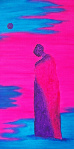 Moonshadows V par Jo Moore, Peinture en vente sur Singulart