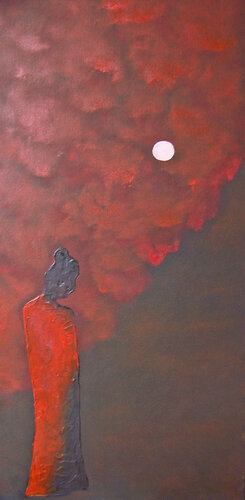 Midnight Musing par Jo Moore, Peinture en vente sur Singulart