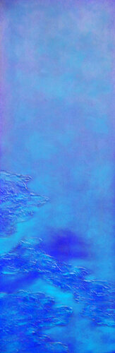 Cerulean Drift par Jo Moore, Peinture en vente sur Singulart