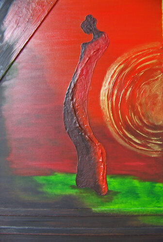 Moon Dance par Jo Moore, Peinture en vente sur Singulart