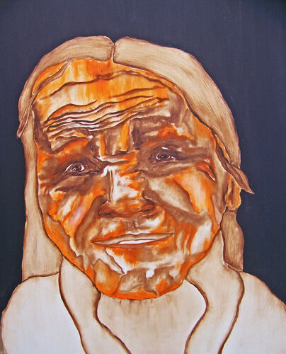 Between the Lines of Age I van Jo Moore, Schilderij te koop op Singulart