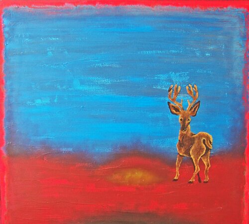 Opening the Heart VIII van Jo Moore, Schilderij te koop op Singulart