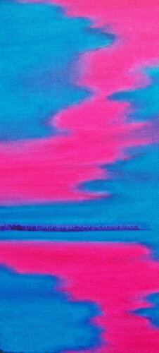 Magenta Morning II van Jo Moore, Schilderij te koop op Singulart