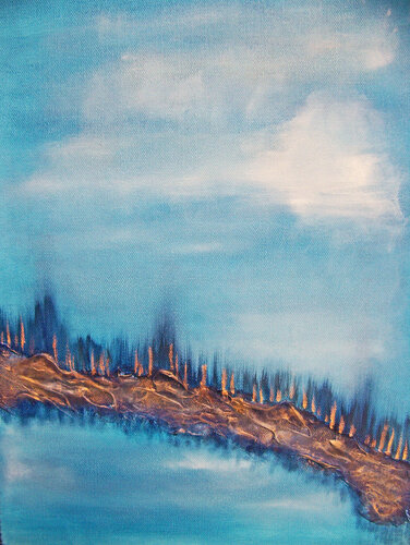 The Silence of Serenity II (study) von Jo Moore, Malerei kaufen auf Singulart
