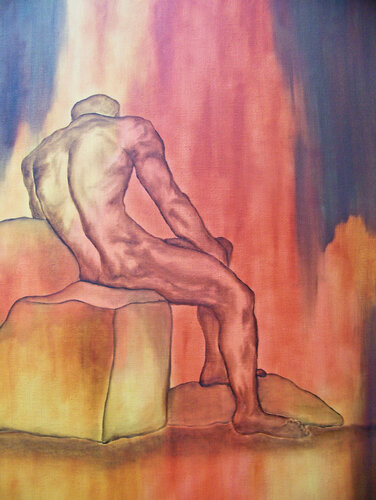 In the Garden V par Jo Moore, Peinture en vente sur Singulart