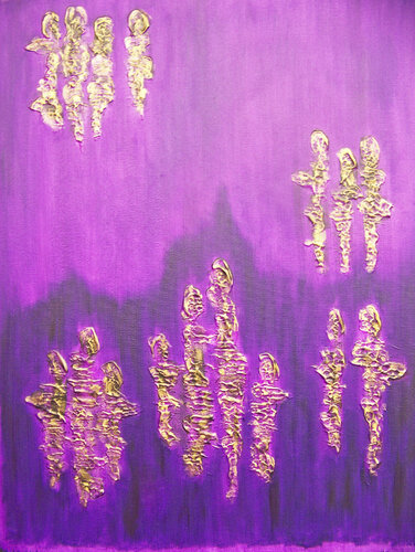 Reunion par Jo Moore, Peinture en vente sur Singulart