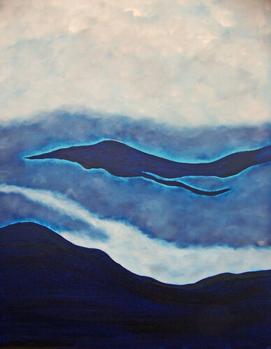 The Curve of the Earth par Jo Moore, Peinture en vente sur Singulart