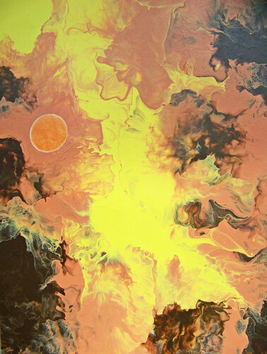 Harvest Moon par Jo Moore, Peinture en vente sur Singulart