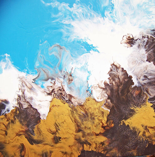 Earth and Sky III par Jo Moore, Peinture en vente sur Singulart