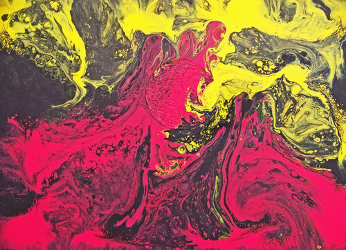 Moon Dance par Jo Moore, Peinture en vente sur Singulart