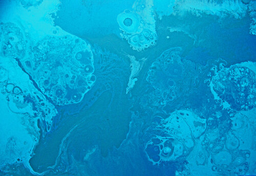 Blue on Blue on Blue (H) de Jo Moore, Pintura a la venta en Singulart