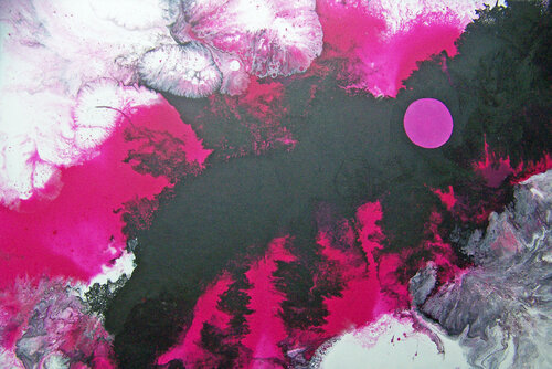 Midnight Moon (H) de Jo Moore, Pintura a la venta en Singulart