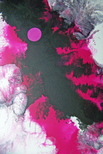 Midnight Moon (V) de Jo Moore, Pintura a la venta en Singulart