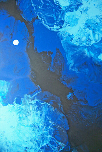 Blue Motion (V) de Jo Moore, Pintura a la venta en Singulart