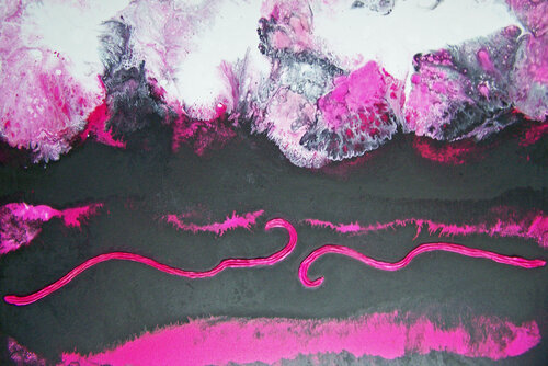 The Fragile Thread That Binds Us par Jo Moore, Peinture en vente sur Singulart