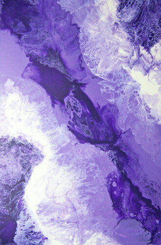 Rhapsody in Lavender (V) de Jo Moore, Pintura a la venta en Singulart