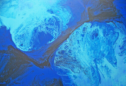 Blue Bayou (H) de Jo Moore, Pintura a la venta en Singulart