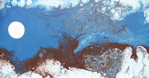 April Moon I van Jo Moore, Schilderij te koop op Singulart