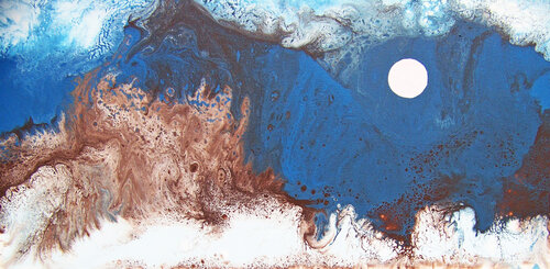 April Moon II van Jo Moore, Schilderij te koop op Singulart