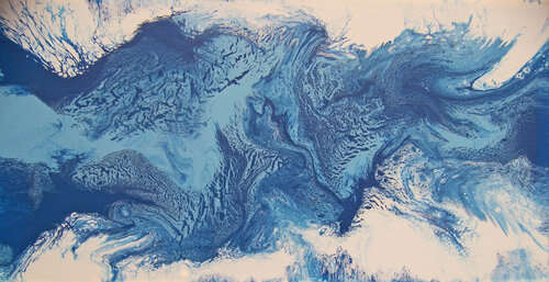 The River Runs Through It par Jo Moore, Peinture en vente sur Singulart