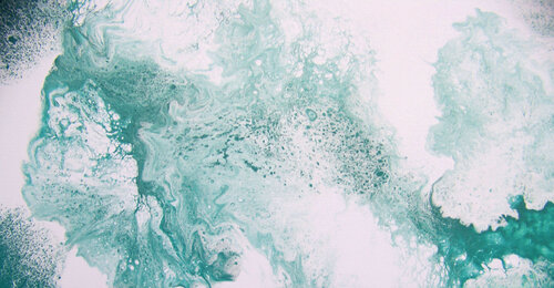 Above Emerald Canyon (H) par Jo Moore, Peinture en vente sur Singulart