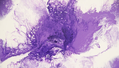Lavender Light  (H) par Jo Moore, Peinture en vente sur Singulart